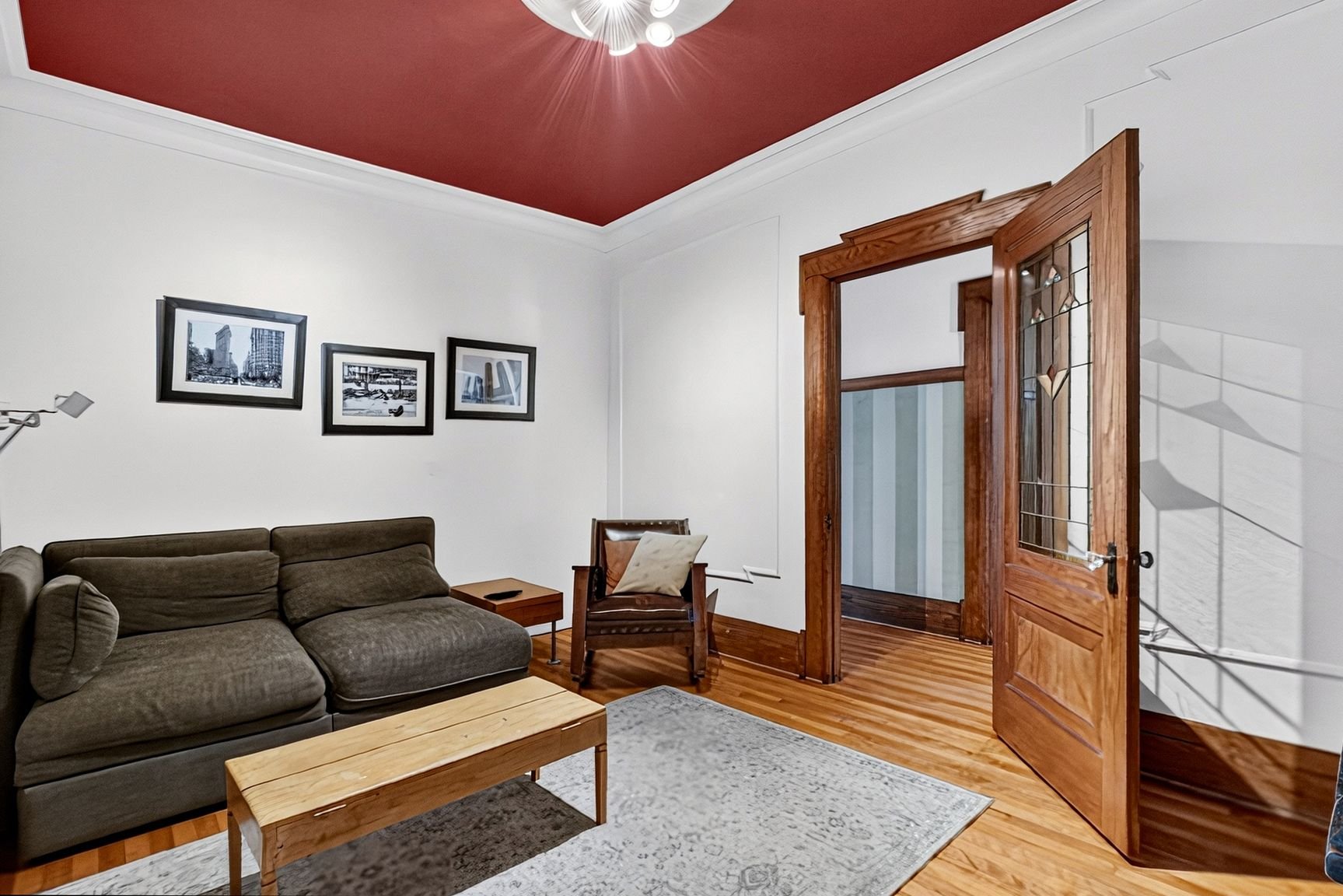 Living room, duplex for sale in Villeray