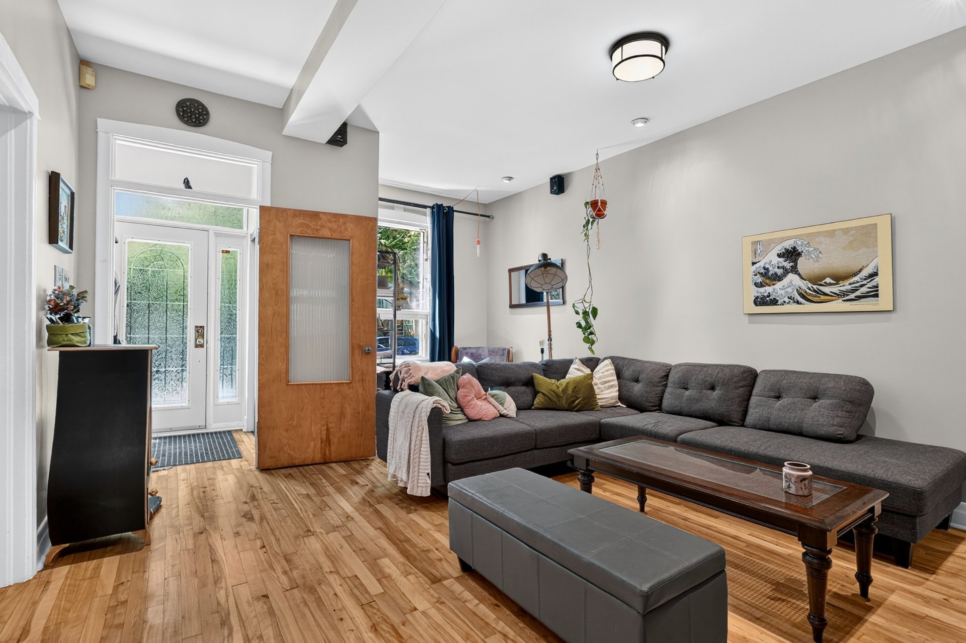 Living room, triplex for sale in Plateau-Mont-Royal